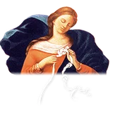Logo de Marie qui défait les nœuds | Site officiel de Marie qui défait les nœuds I Imprimatur de l